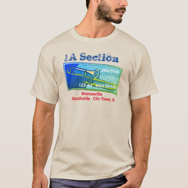 Una sección Camiseta oscura básica (Anverso)