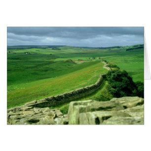 Una sección del Muro de Adrián, siglo II d.C. (pie