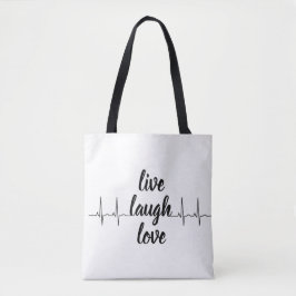 Una simple bolsa blanca con motivación