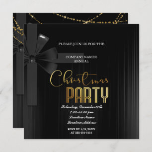 Una simple invitación a una fiesta de Navidades el