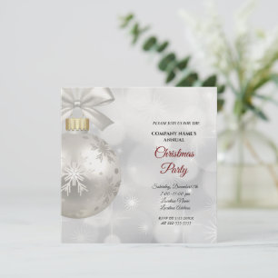 Una simple invitación a una fiesta de Navidades el