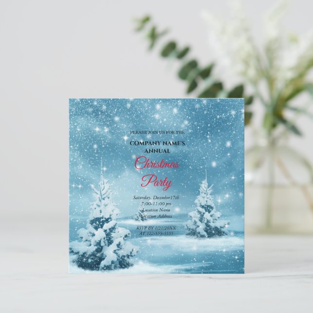 Una simple y elegante invitación a la fiesta de Na (Anverso de pie)