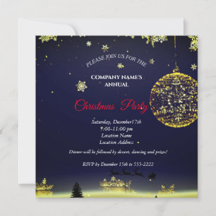 Una simple y elegante invitación al partido de Nav