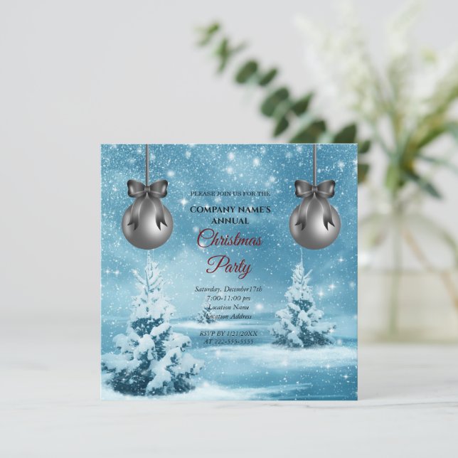 Una simple y elegante invitación al partido de Nav (Anverso de pie)