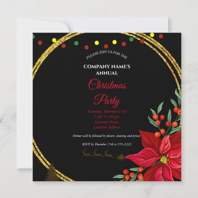 Una simple y elegante invitación al partido de Nav (Anverso)