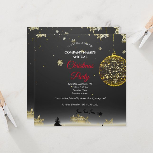 Una simple y elegante invitación al partido de Nav (Anverso/Reverso In Situ)