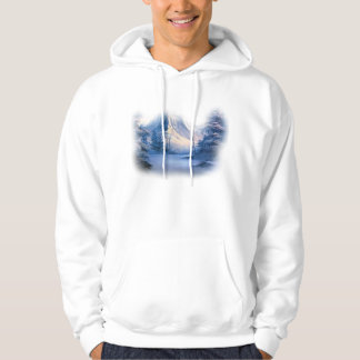 Una sudadera con capucha hermosa de la nieve de la