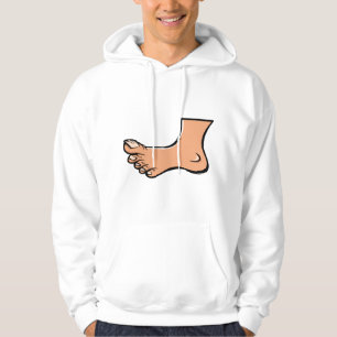 Una sudadera con capucha para hombre del pie
