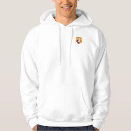 Una sudadera con león geométrico