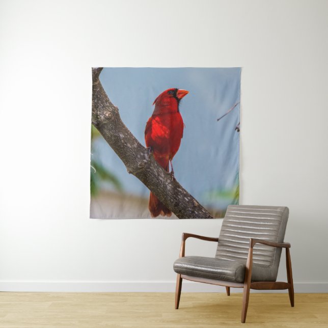 Una Tapiz de 57 x 57 de un Cardenal (In situ)