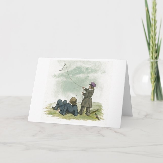 Una tarde perezosa, tarjeta de felicitación (Anverso)