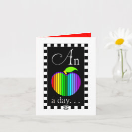 Una tarjeta Apple a Day get-well