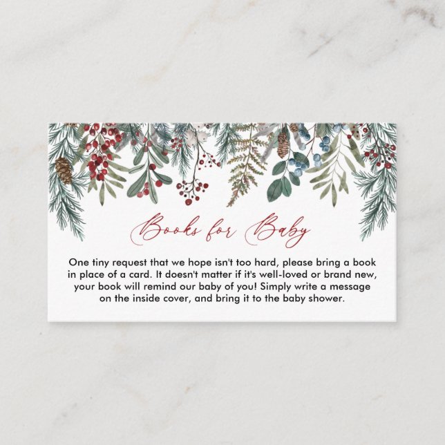 Una tarjeta Baby Shower para bebés (Anverso)