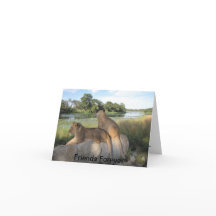 Una tarjeta de amistad