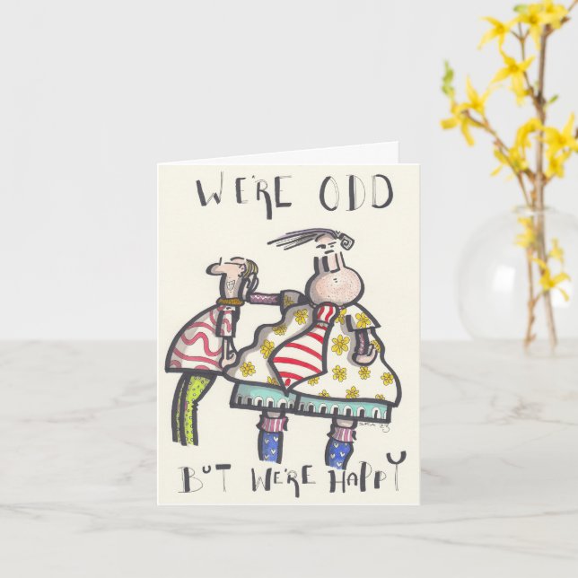 Una tarjeta de aniversario para los que son difere (flor amarilla)