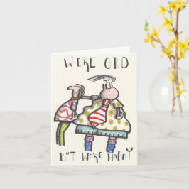 Una tarjeta de aniversario para los que son difere