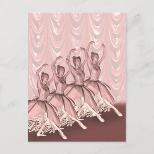 Una tarjeta de bailarina