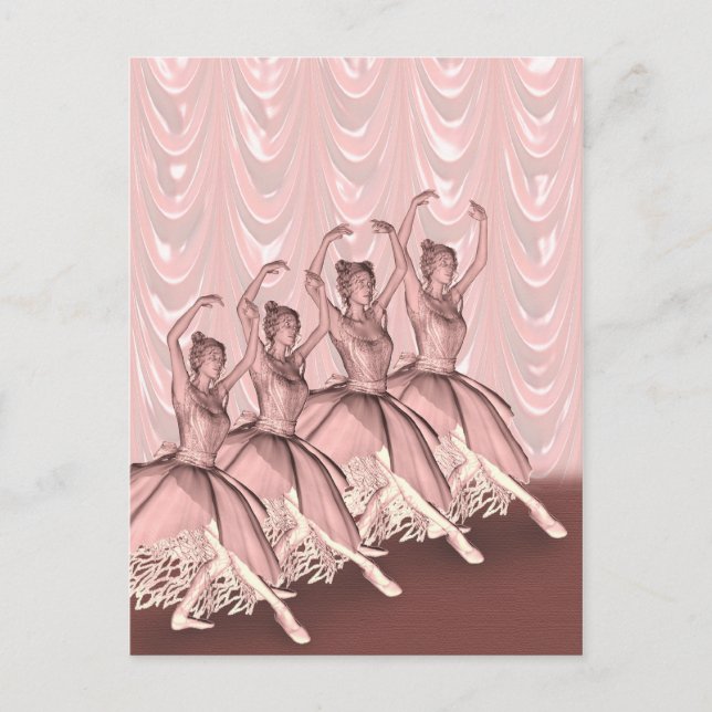 Una tarjeta de bailarina (Anverso)