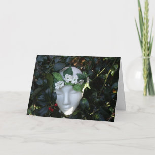 Una tarjeta de belleza para la gloria de la doncel