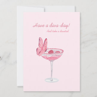 Una tarjeta de celebración para una diva