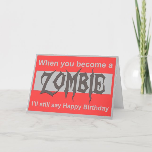 Una tarjeta de cumpleaños feliz para zombis (Anverso)