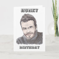Una tarjeta de cumpleaños inspirada en David Beckh