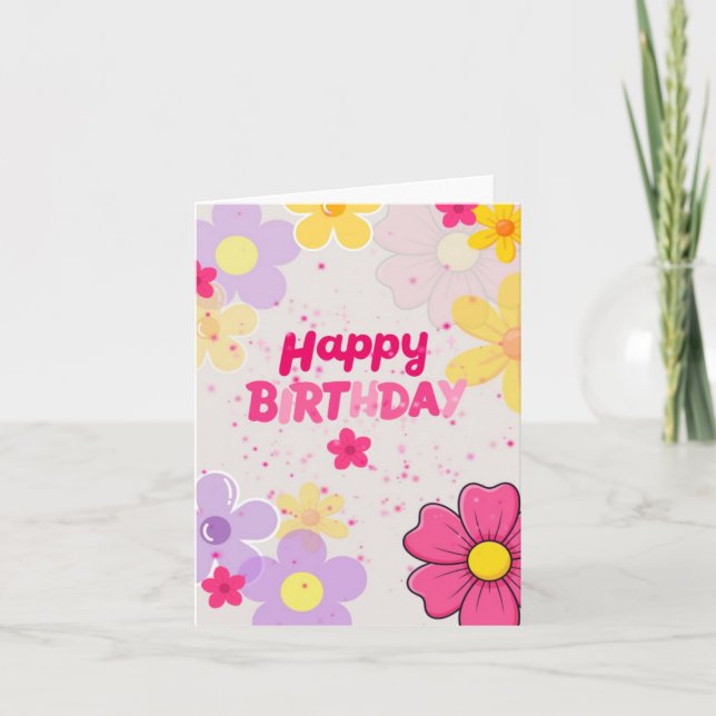 Una tarjeta de cumpleaños para calentar el corazón (Anverso)