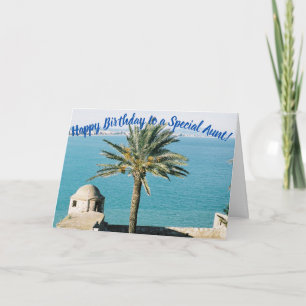 Una tarjeta de cumpleaños para una tía especial