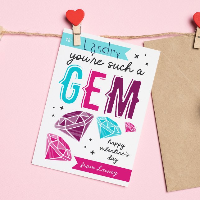 Una tarjeta de Día de San Valentín de clase Gem (Subido por el creador)
