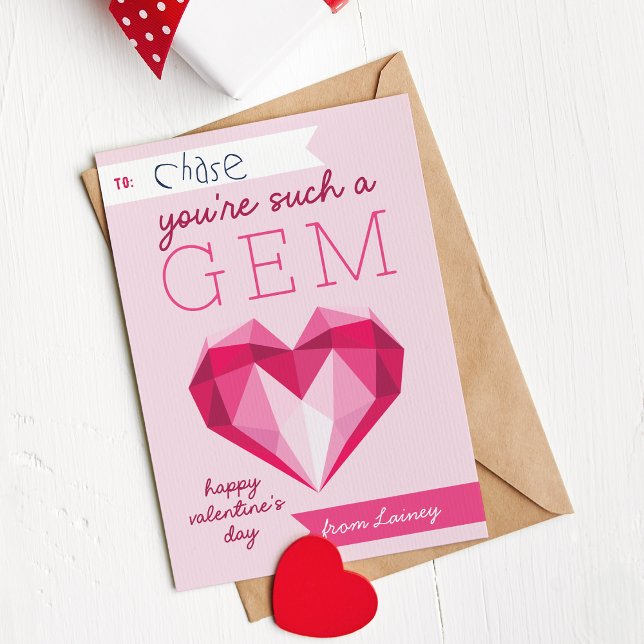 Una tarjeta de Día de San Valentín de clase Gem (Subido por el creador)