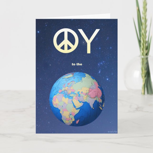 Una tarjeta de felicitación de Año Nuevo feliz, du (Anverso)