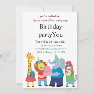 Una tarjeta de felicitación de cumpleaños para ani