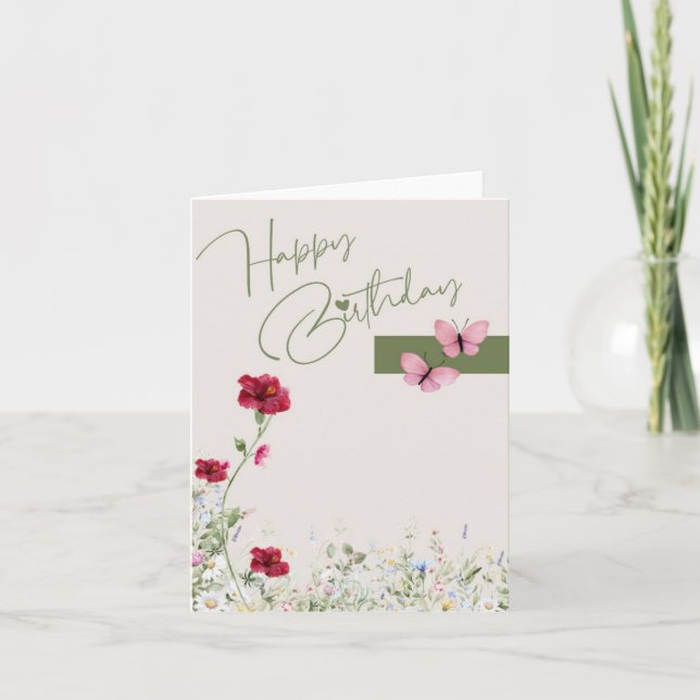 Una tarjeta de felicitación de cumpleaños para cal (Anverso)