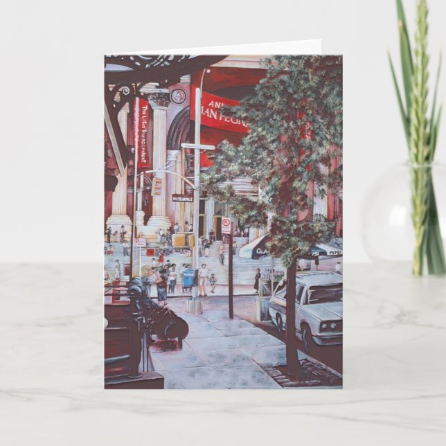 Una tarjeta de felicitación de momento para reunio (Anverso)