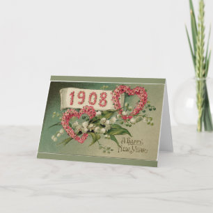 Una tarjeta de felicitación del Victorian de la