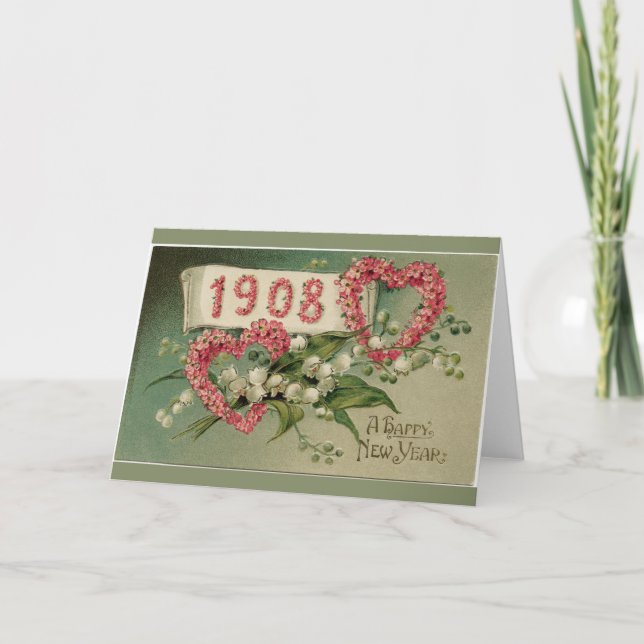 Una tarjeta de felicitación del Victorian de la (Anverso)