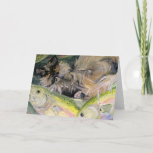 Una tarjeta de felicitación diferente del tipo Hea