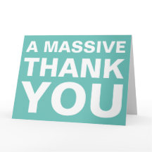 Una tarjeta de felicitación masiva