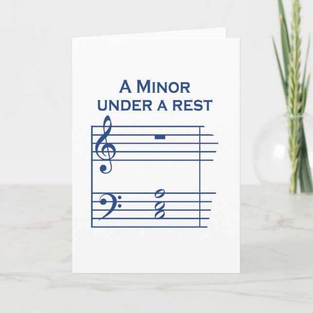 Una tarjeta de felicitación menor (Anverso)