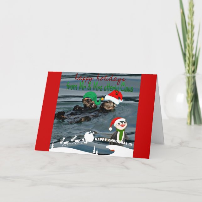Una tarjeta de felicitación por el ajetreo del mar (Anverso)