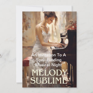 Una Tarjeta De Invitación Para La Inclinación Esté