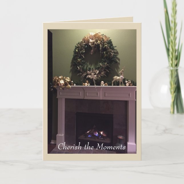 "Una tarjeta de Navidad" 5 x tarjeta de (Anverso)