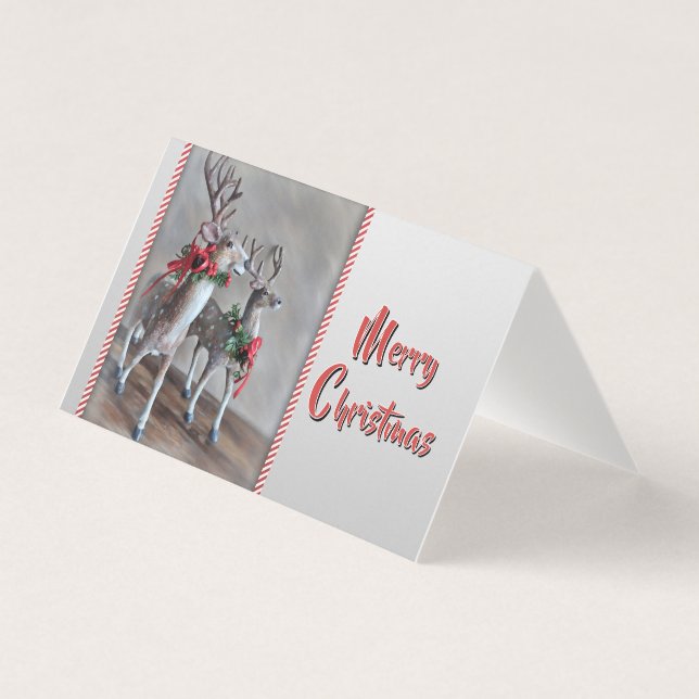 Una tarjeta de Navidad brillante y alegre (Anverso)