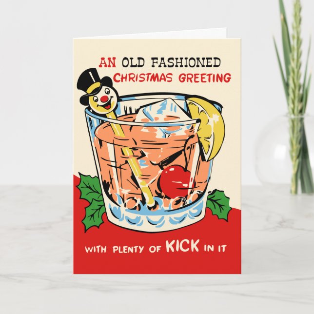 Una tarjeta de Navidad clásica (Anverso)