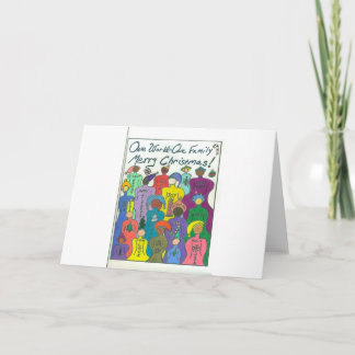 Una tarjeta de Navidad del mundo