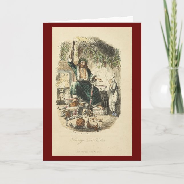 Una tarjeta de Navidad del villancico del navidad (Anverso)