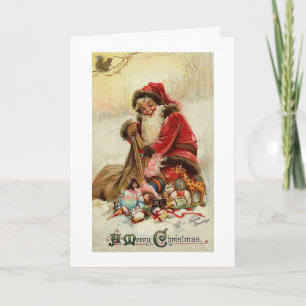 Una tarjeta de Navidad élfica