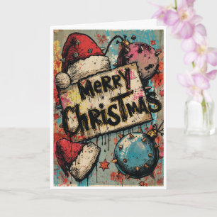 Una tarjeta de Navidad punk