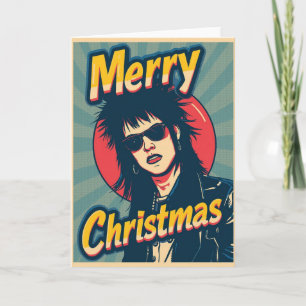 Una tarjeta de Navidad punk