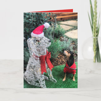 Una tarjeta de Navidades ChiPin muy Feliz